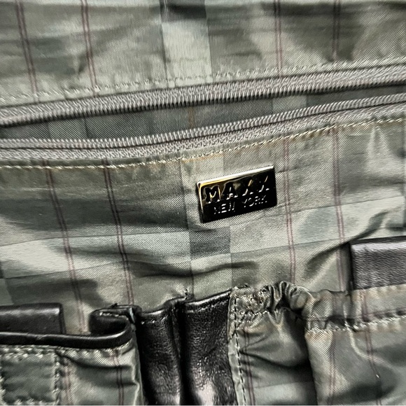 Maxx New York Black 100% Cow Leather Purse Shoulder Bag - Picture 6 of 14